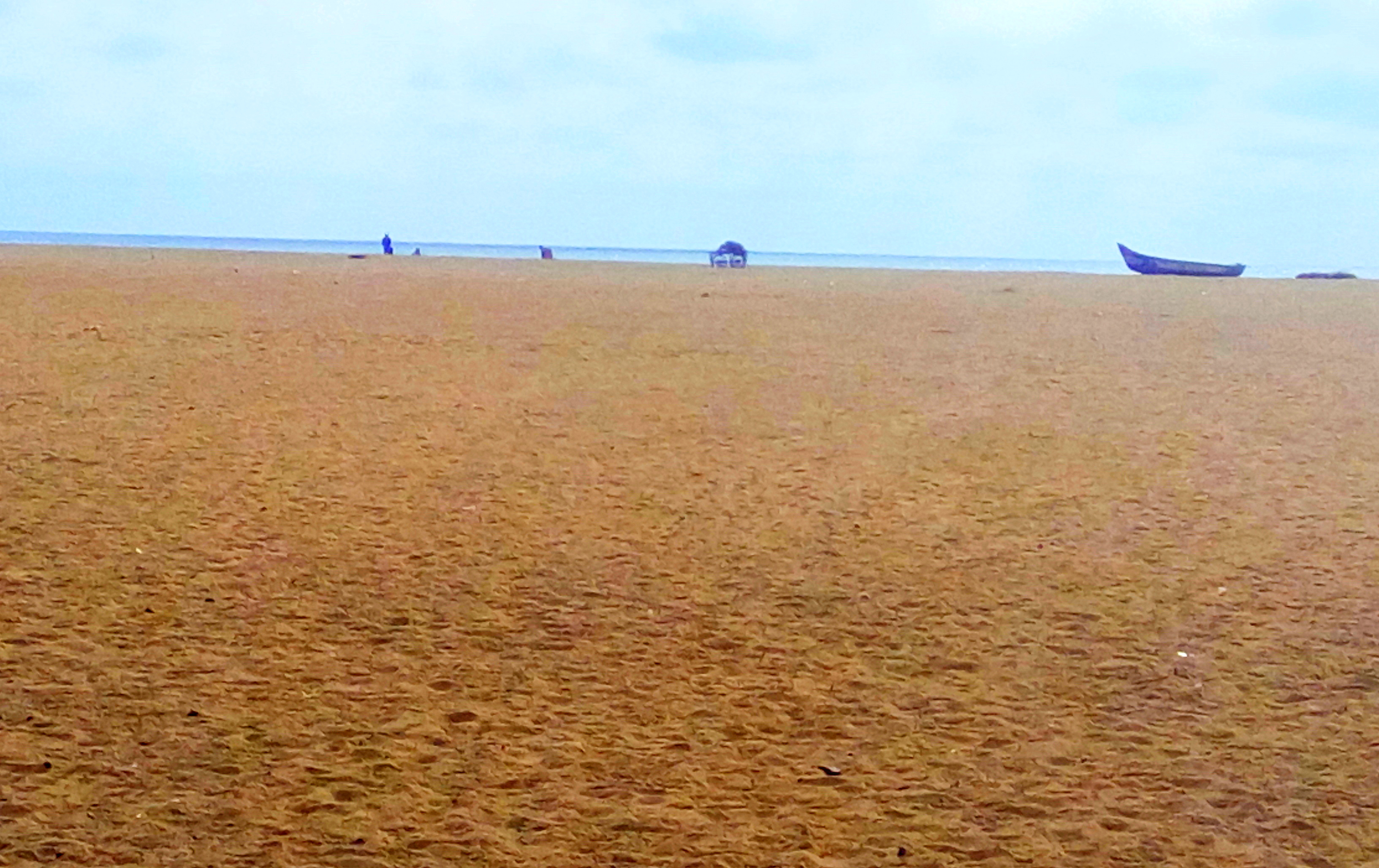 Sands on Beach - A view of a Beach with dry sands